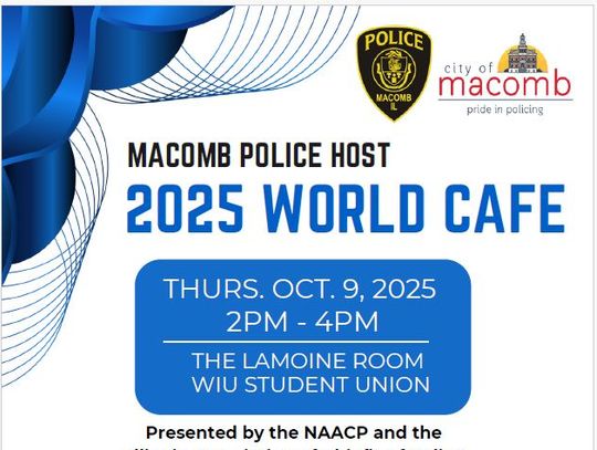 Macomb Police Host ‘World Cafe’ to  Strengthen Community Ties