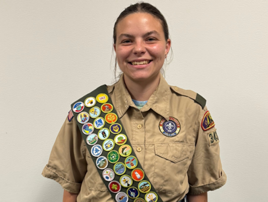Macomb’s Rouse Becomes First Female Eagle Scout in Four-County Area