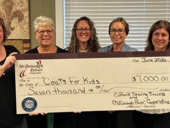 McDonough Power Cooperative Donates to Local Organizations