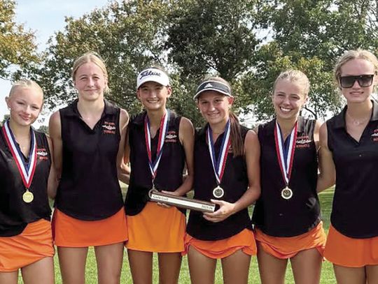 MHS Girls Golf Squad Claims Prairieland Championship