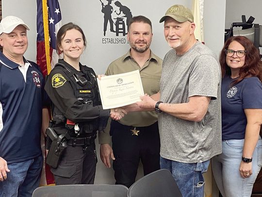 Norton Honored at Bushnell City Council