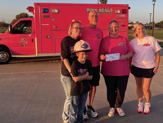 Pink Heals Stops by Macomb Middle School Pink Out Game