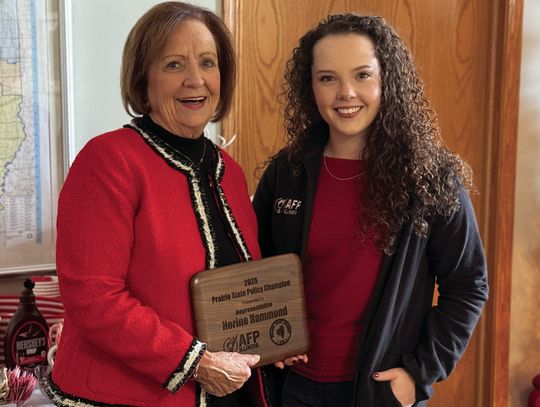 Rep. Norine Hammond Recognized as 2025 Prairie State Policy Champion