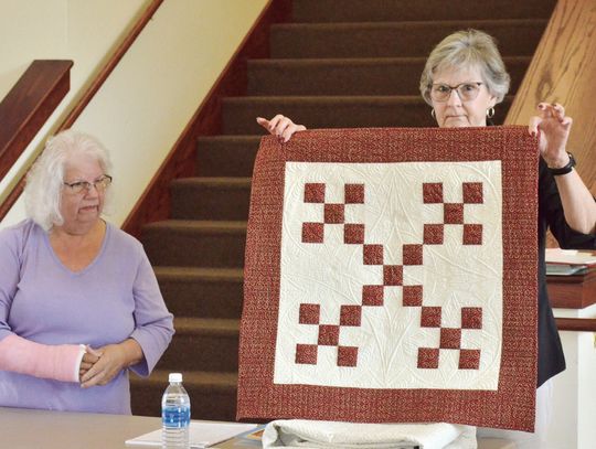 Retired Teachers Learn Quilt Preservation