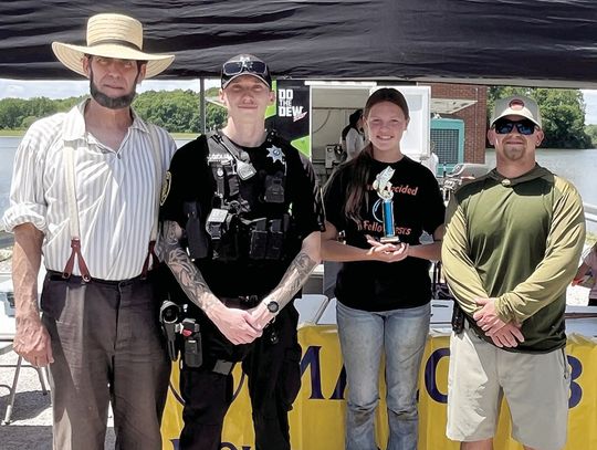 Rutledge Receives Jennings Fishing Trophy