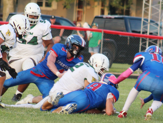 Spartans Romp Past Sabers In Winning Home Opener