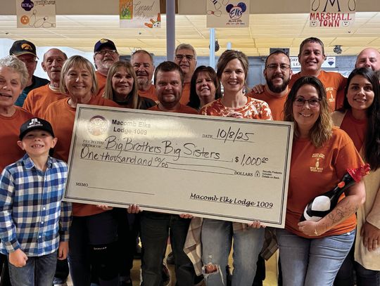 The Macomb Elks Lodge Donates Back to the Community
