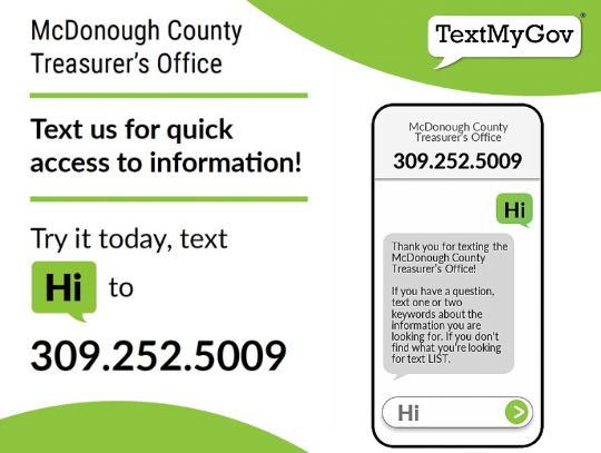 Treasurer's Office to Launch TextMyGov