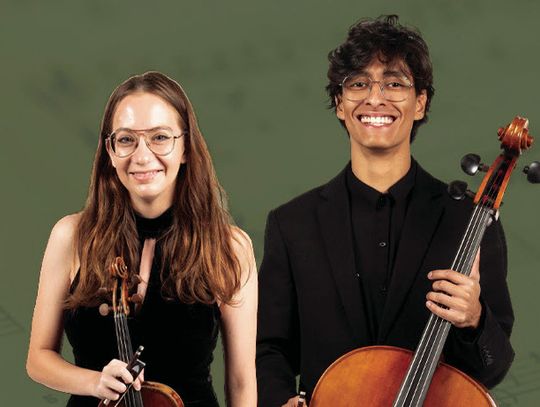 Violinist Helena Iacob and Cellist Juan Marco Robledo Gálvez to Perform on Our Front Porch