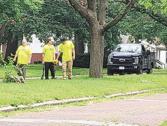 Washington Street Project Begins in Bushnell