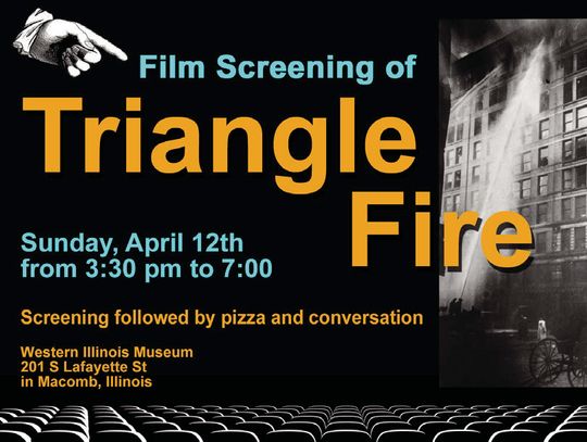 Western IL Museum Announces Screening of Triangle Fire