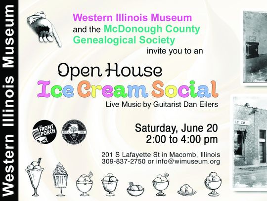 WI Museum & Genealogical Society Open House/Ice Cream Social June 20