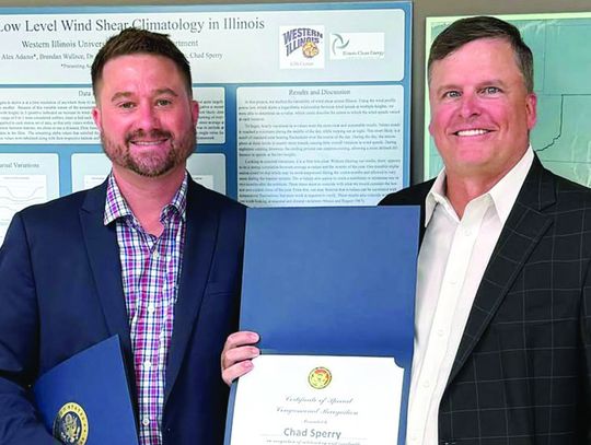 WIU GIS Center Recognized by Rep. Sorensen for Service