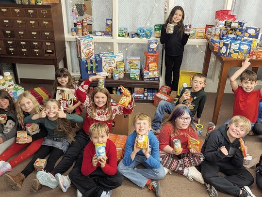 WP Third Graders Win Food Drive