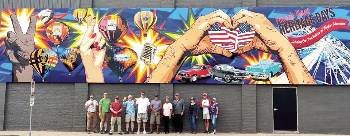 Another new mural popped up over Memorial Weekend in Macomb
