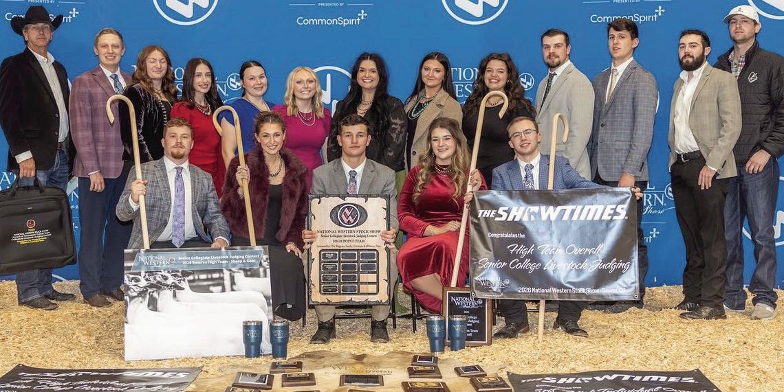 Area Student Part of Award-Winning Livestock Team