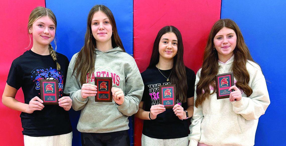 B-PC Jr. High Volleyball Awards