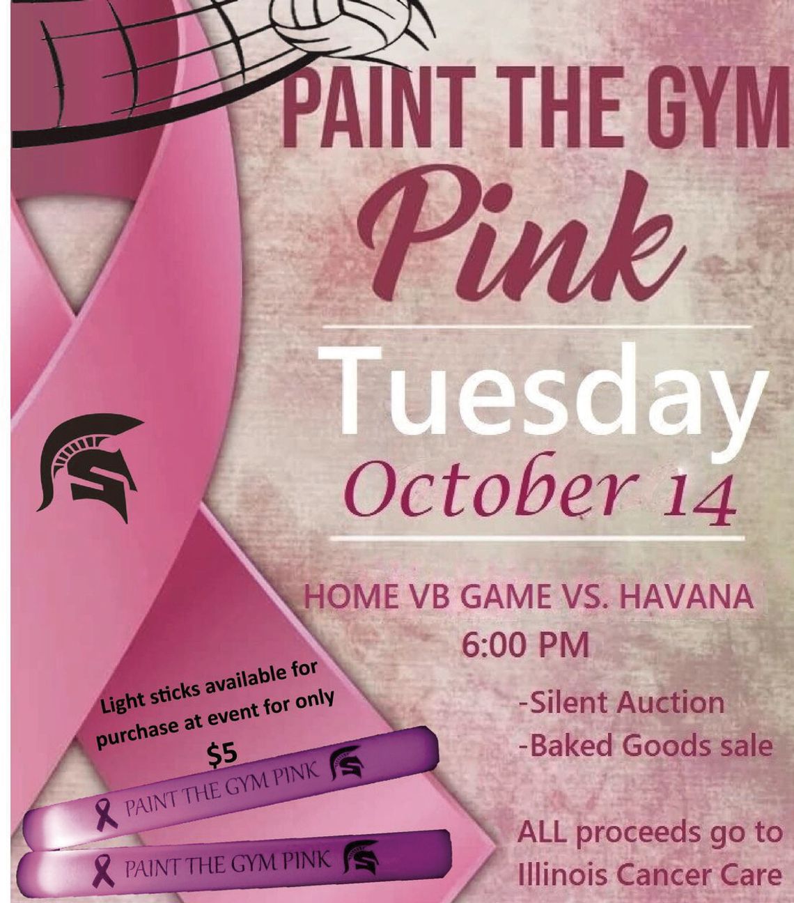 B-PC’s Paint the Gym Pink
