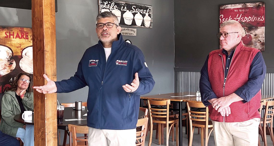 Bailey Campaign Stops by Macomb