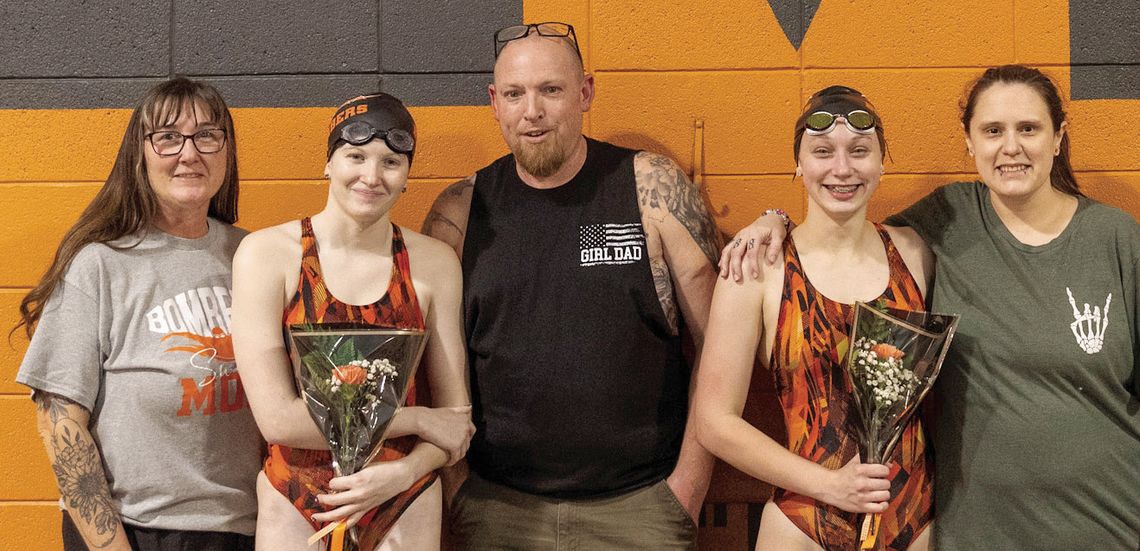 Bombers Edged By Rocks In Girls Swim Action Bombers Edged By Rocks In Girls Swim Action