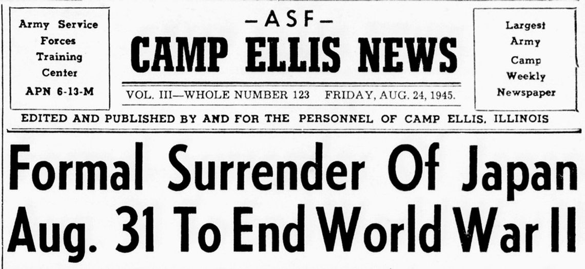 Camp Ellis 1945 – The Beginning of the End