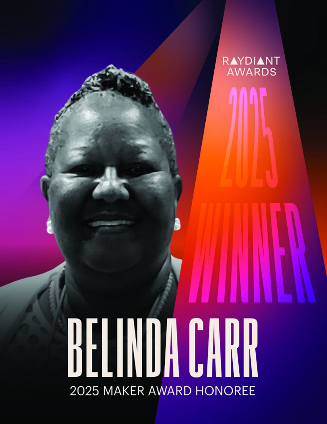 Carr Honored with 2025 Raydient Award Carr Honored with 2025 Raydient Award