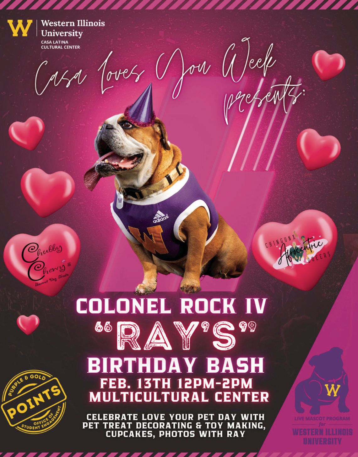 Celebrate Ray's Eighth Birthday with WIU Feb. 13