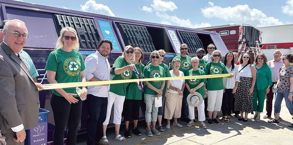 County Glass Recycling Bin Now Open for Business