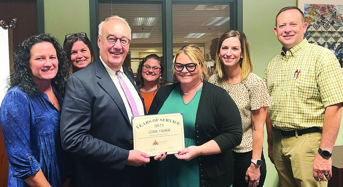Fisher Honored for 20 Year Career Fisher Honored for 20 Year Career