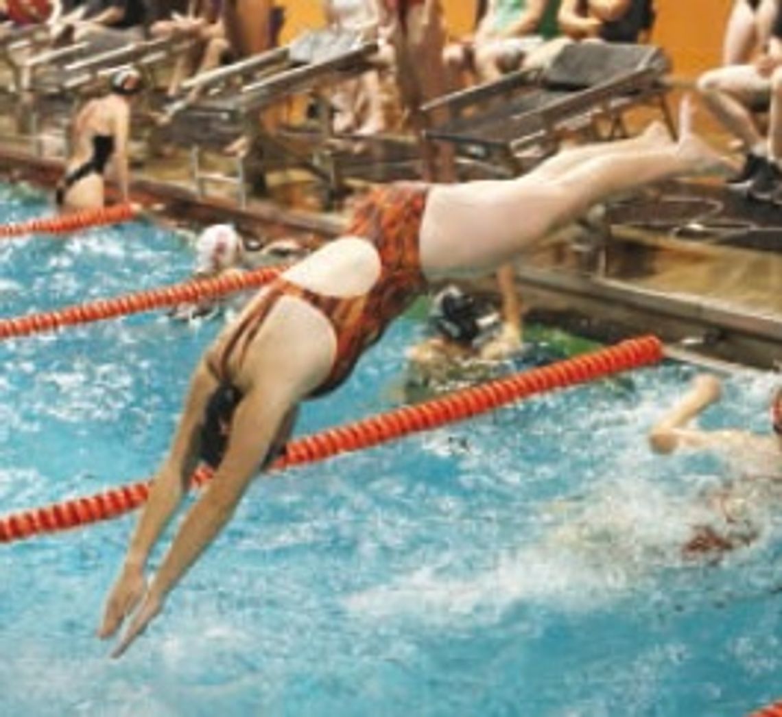 Girls Swim Team Finishes Third at Home Invite