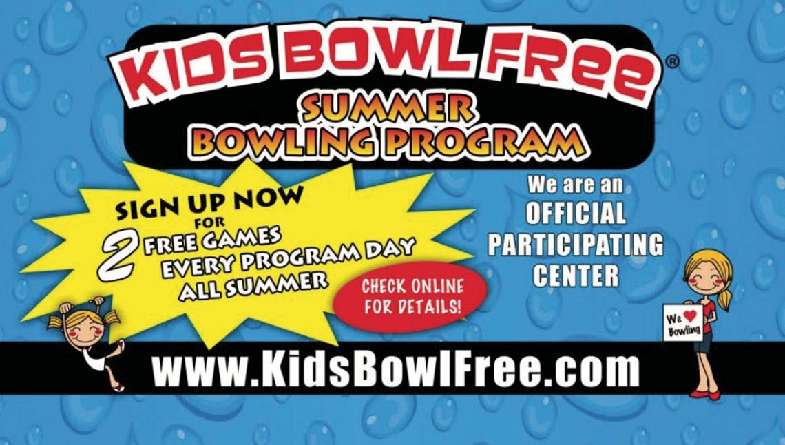 Kids Bowl Free as Part of Digger’s Summer Bowling Program