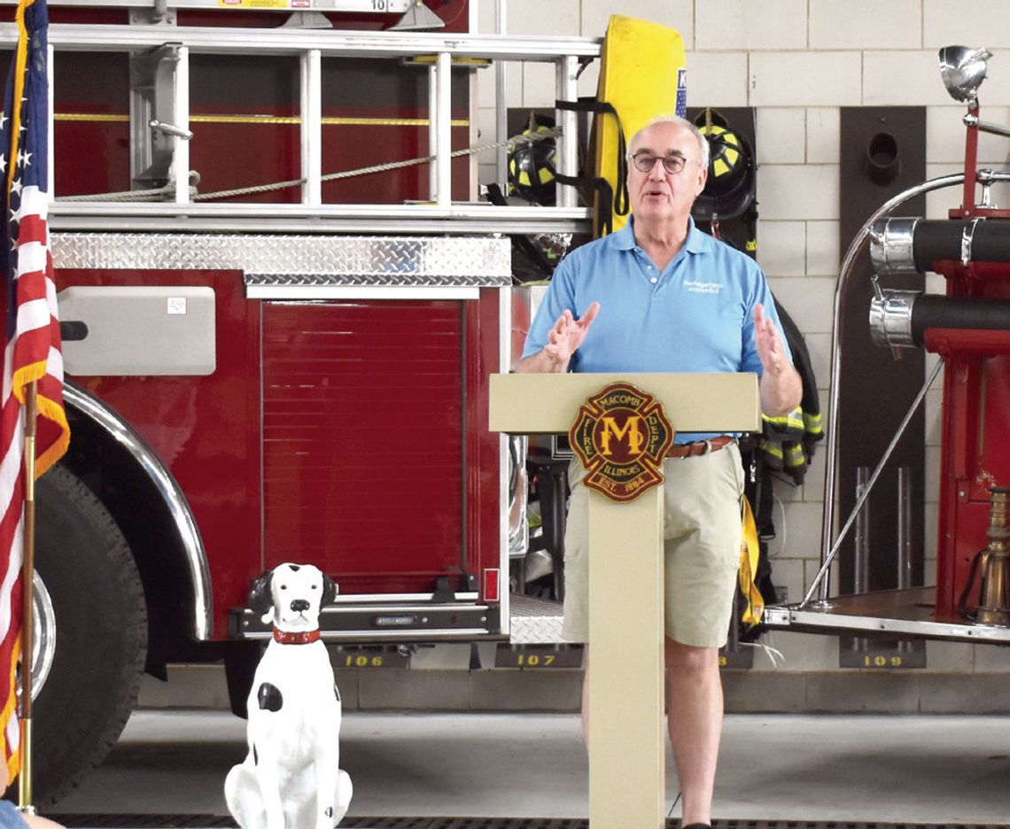 Macomb Fire Dept. Celebrates 50 Years in Fire Station One