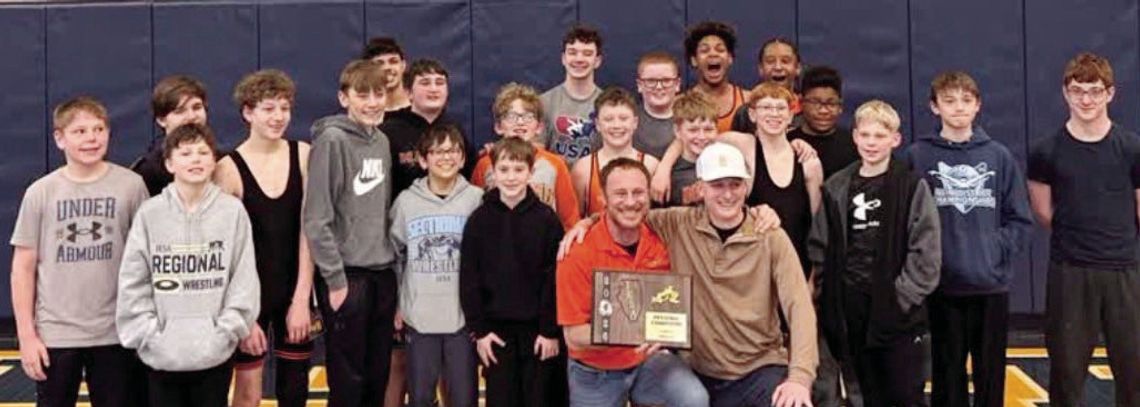Macomb Middle School Wrestlers Win Regional Title