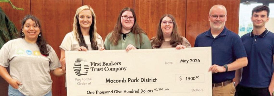 Macomb Park District Thanks First Bankers Trust as Movies in the Park Sponsor Macomb Park District Thanks First Bankers Trust as Movies in the Park Sponsor