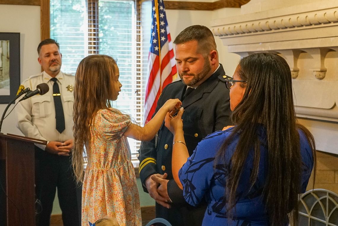 Macomb Police Department's Shoudel and Sturlic Promoted