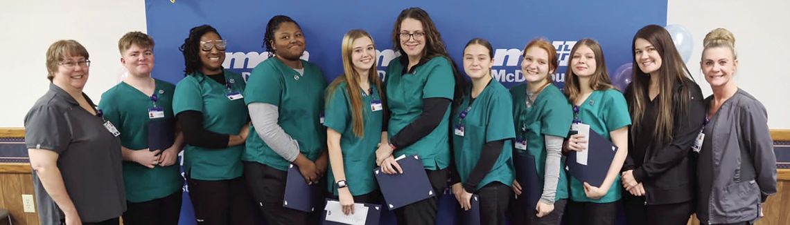 MDH Congratulates CNA Grads MDH Congratulates CNA Grads