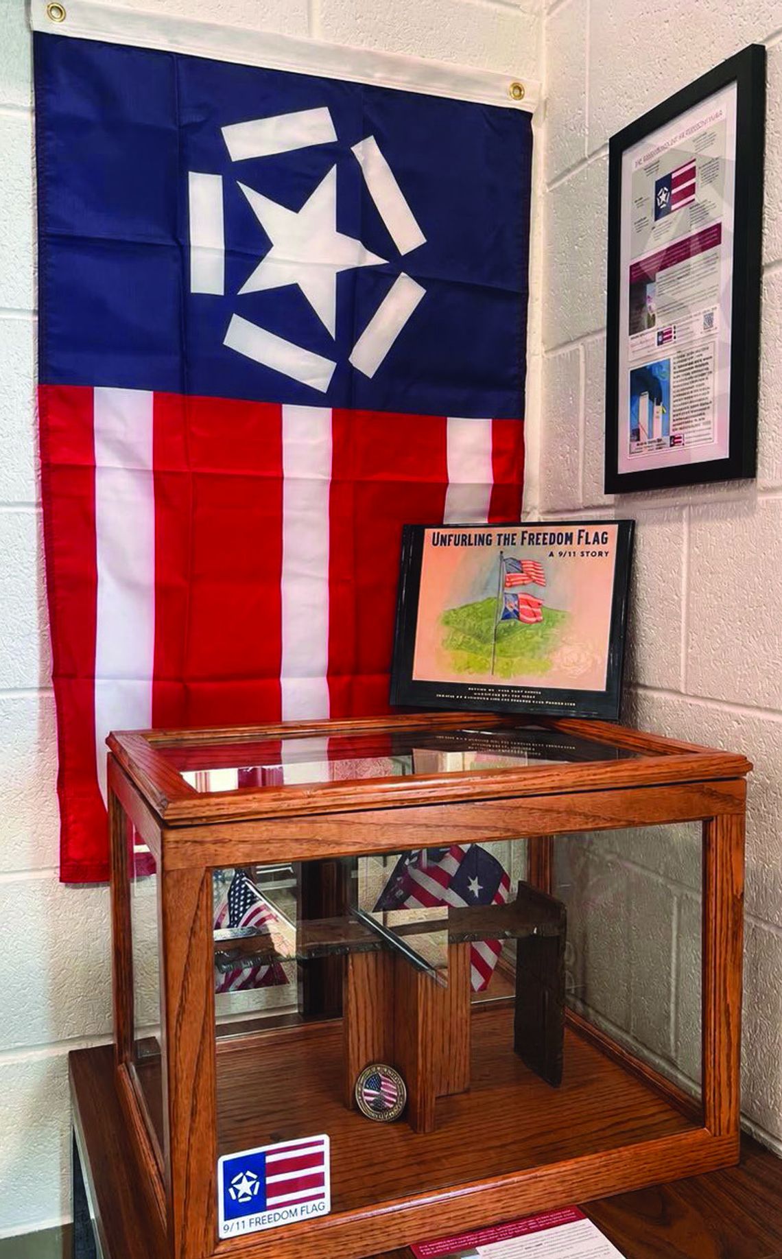 MFD Displays Freedom Flag in Honor of Patriot Day MFD Displays Freedom Flag in Honor of Patriot Day