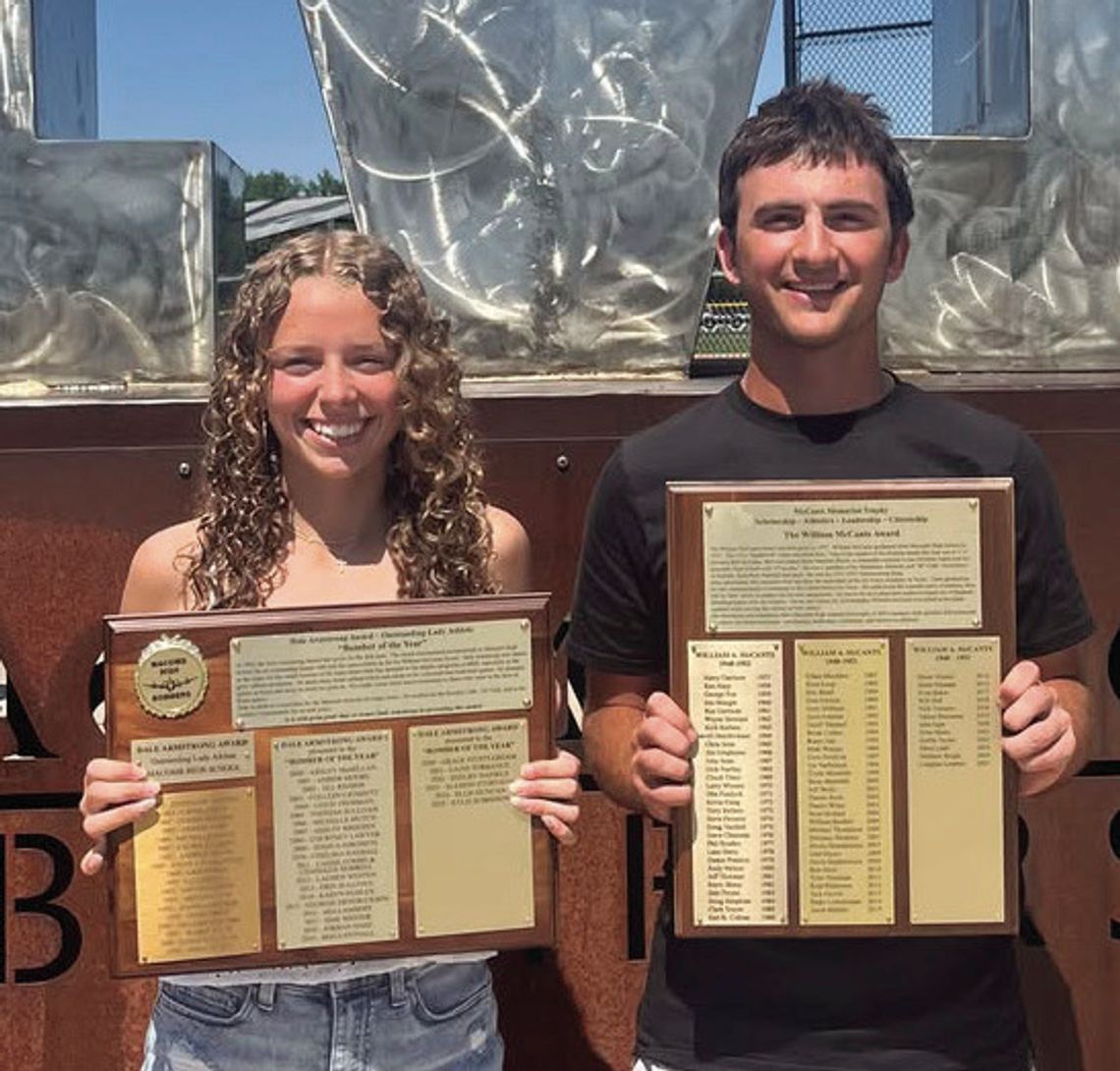 MHS Athletes Earn Dale Armstrong & William MCants Awards MHS Athletes Earn Dale Armstrong & William MCants Awards