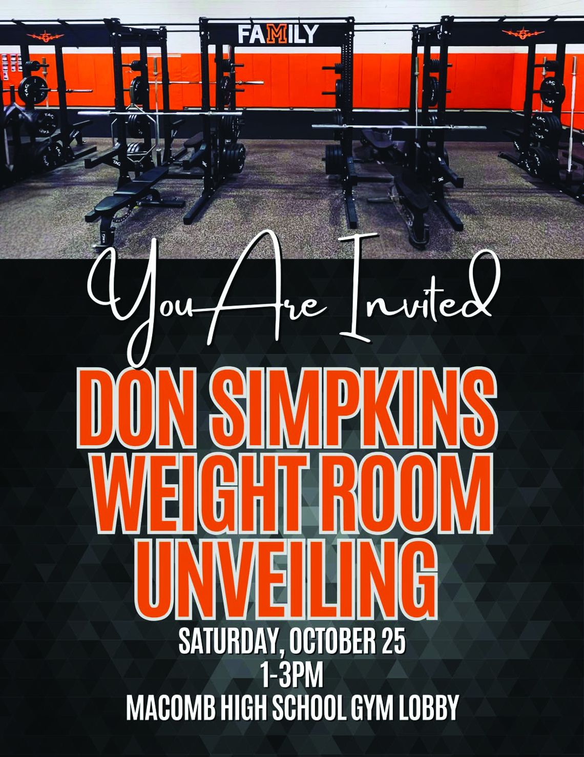 MHS Don Simpkins Weight Room Dedication MHS Don Simpkins Weight Room Dedication