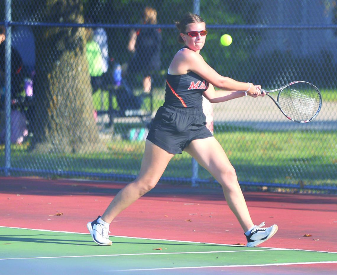 MHS Girls Tennis Edges Palmyra MHS Girls Tennis Edges Palmyra