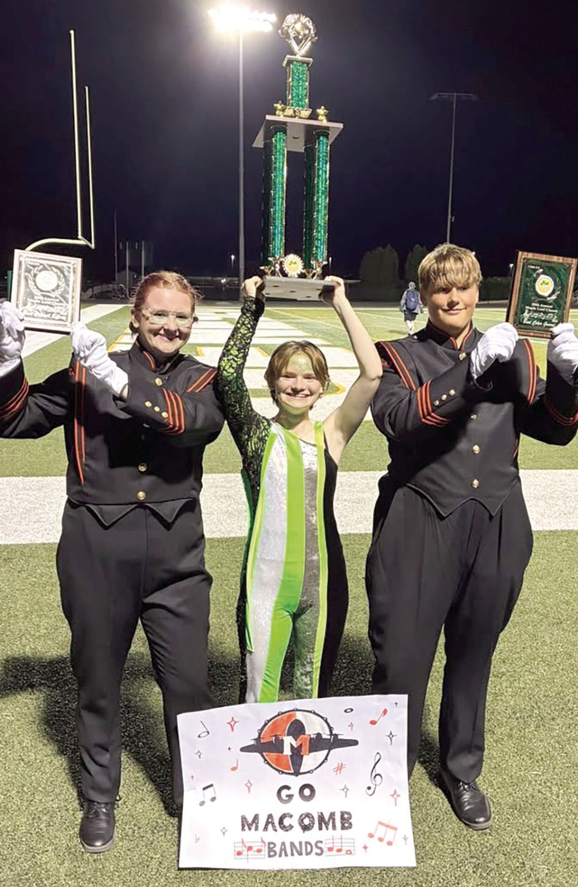 MHS Marching Bomber Band at Geneseo Maple Leaf Classic