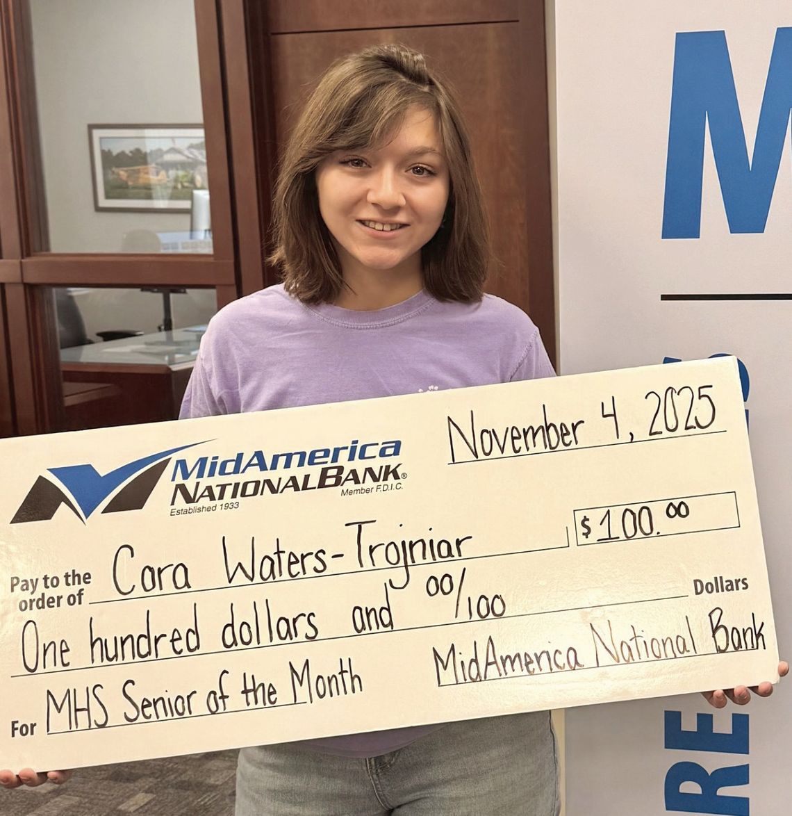 MNB November Senior of the Month MNB November Senior of the Month