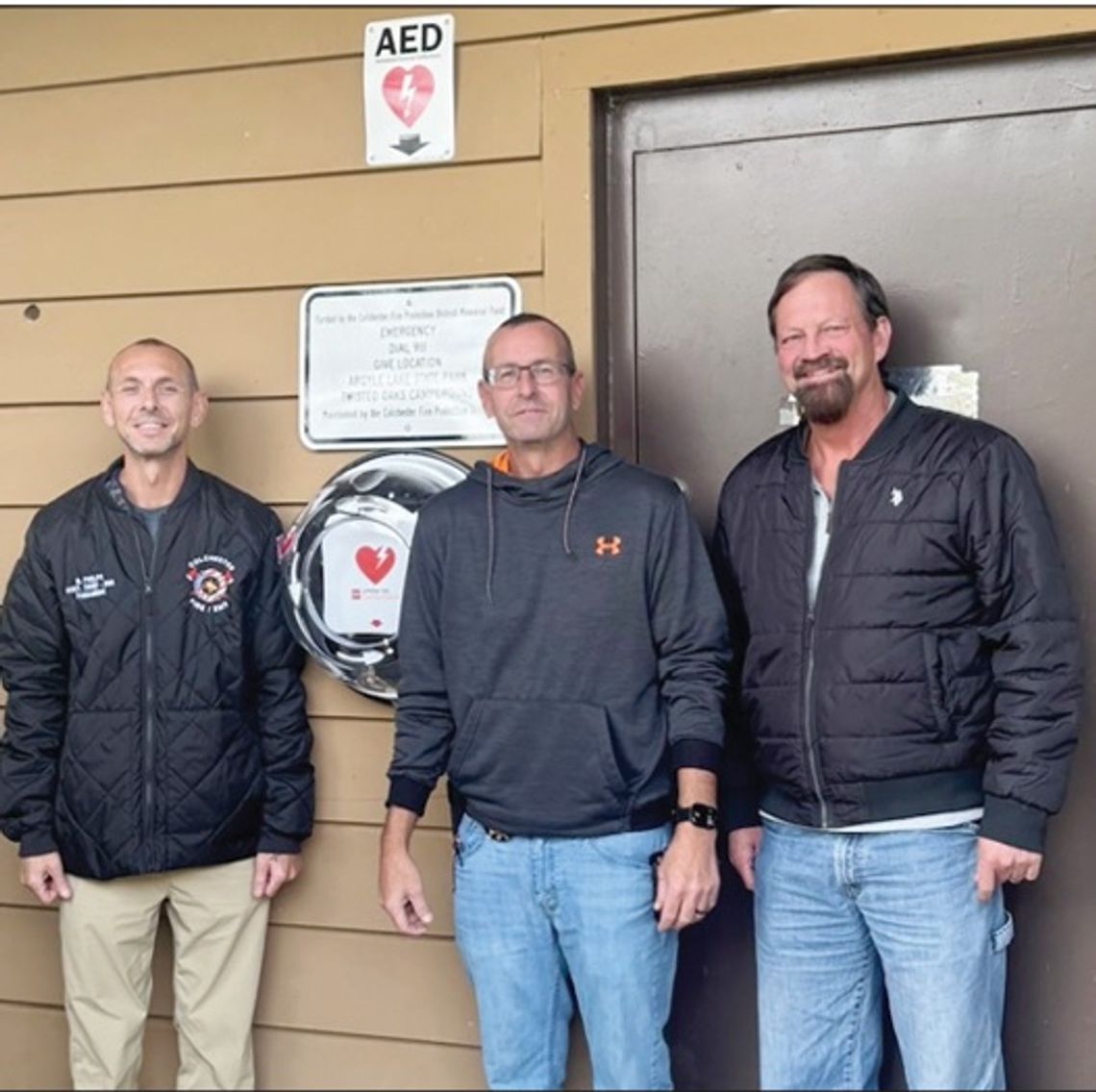 New AED Installed at Argyle Lake State Park New AED Installed at Argyle Lake State Park