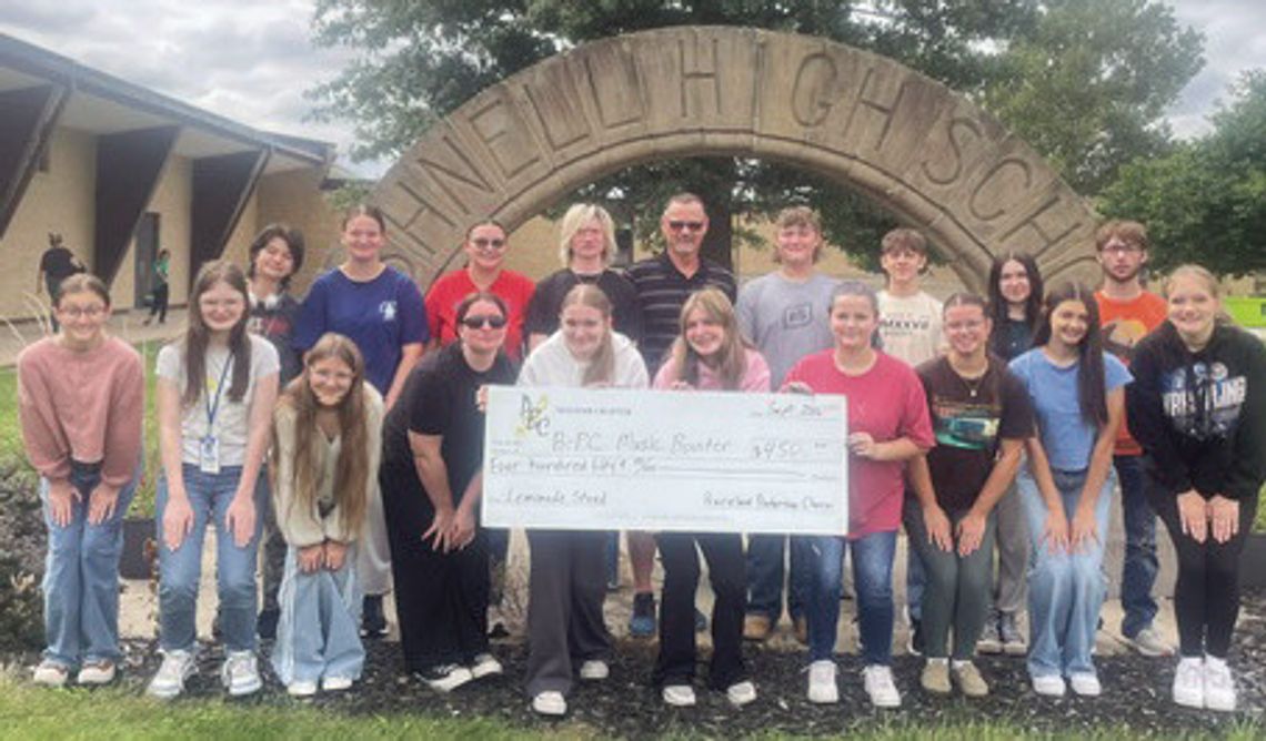 Prairieland Barbershop Chorus Donates to Local Music Departments Prairieland Barbershop Chorus Donates to Local Music Departments