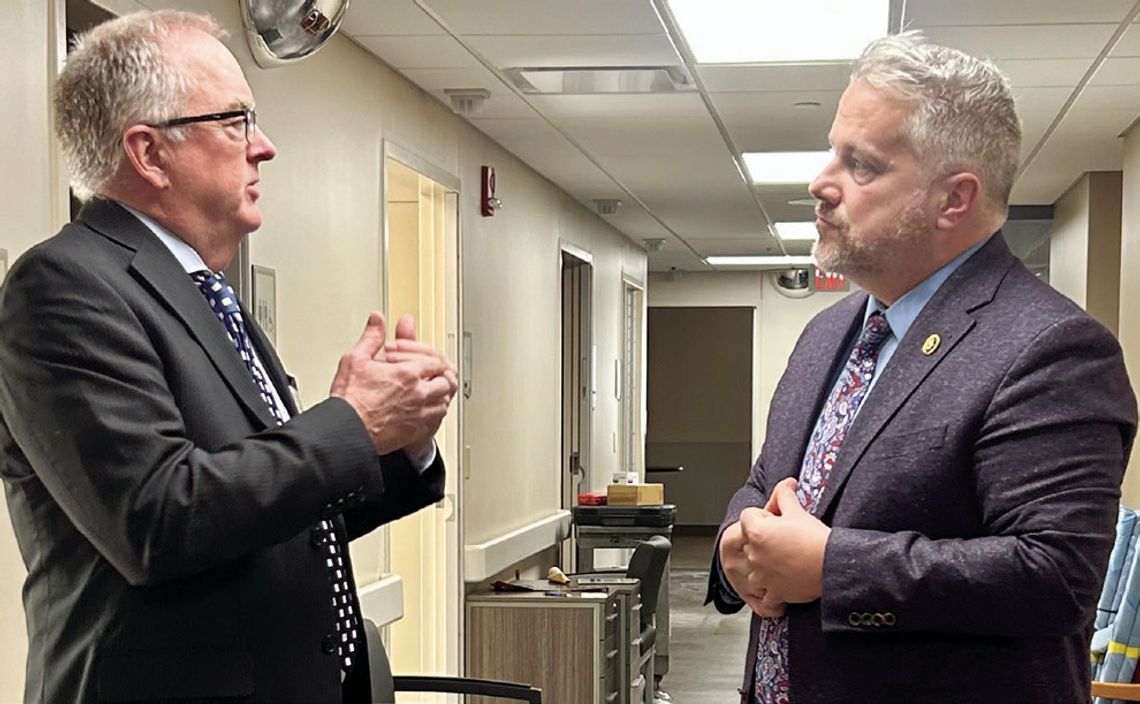 Rep. Sorensen Visits McDonough District Hospital to Discuss Rural Health