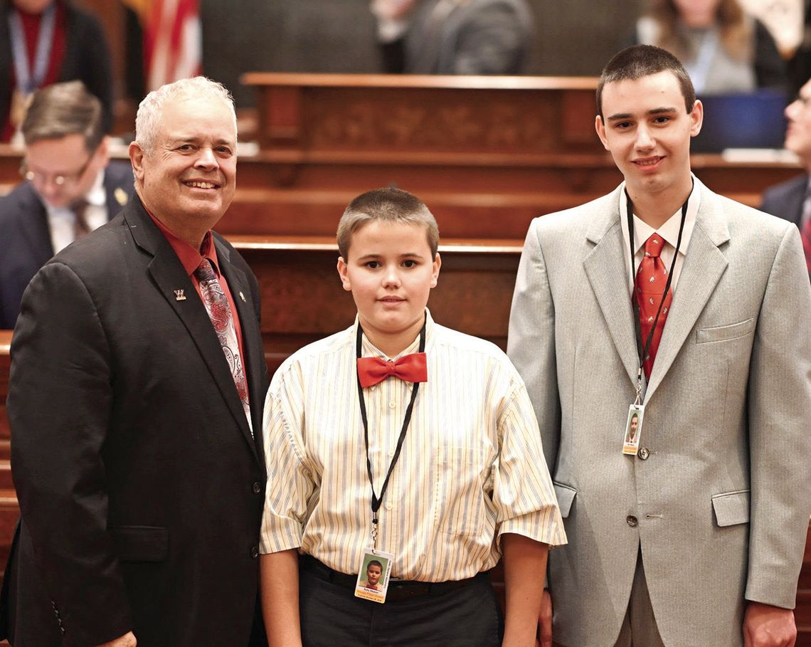Rep. Swanson Welcomes Weaver Brothers to Illinois House Rep. Swanson Welcomes Weaver Brothers to Illinois House