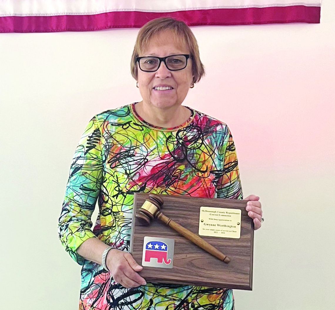 Republicans Honor Macomb Woman for Service Republicans Honor Macomb Woman for Service
