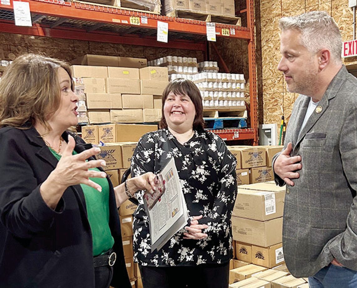 Sorenson Visit Highlights Need for Food Pantry Programs, Social Services