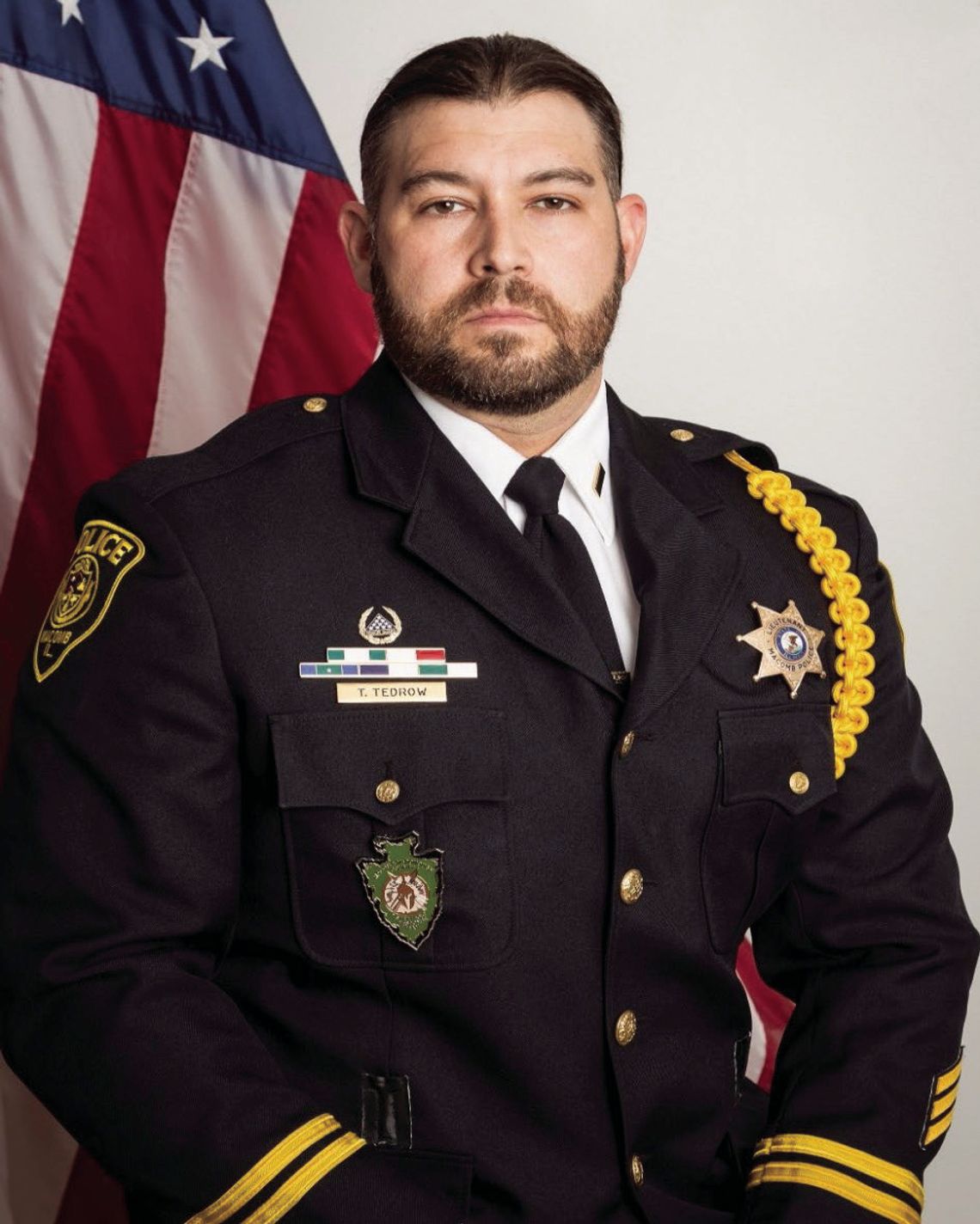 Tedrow Sworn in as New Macomb Police Chief