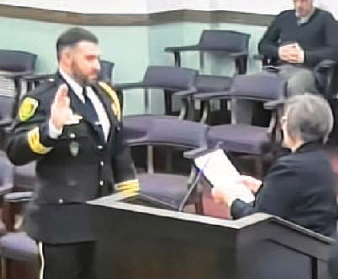 Tedrow Sworn In Interim Police Chief Tedrow Sworn In Interim Police Chief